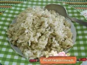 risotto noci e scamorza
