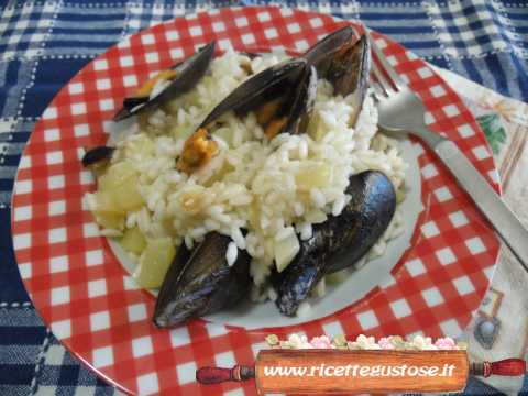 risotto patate cozze