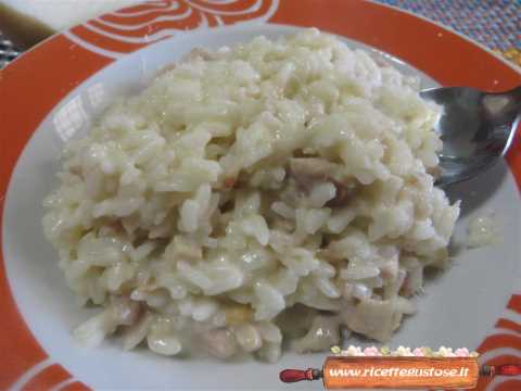 risotto petto pollo panna