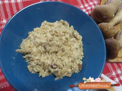 risotto funghi porcini panna