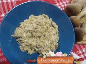 ricetta risotto porcini panna