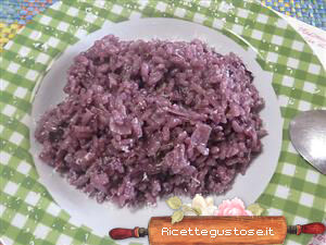 risotto radicchio e robiola