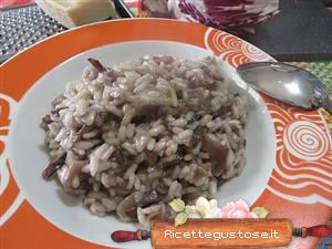 risotto al radicchio gustoso ricetta