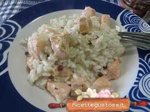 risotto salmone pepe rosa
