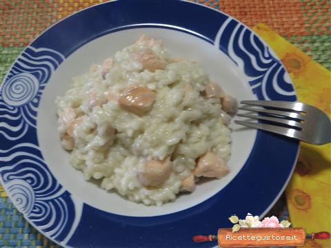 risotto salmone robiola