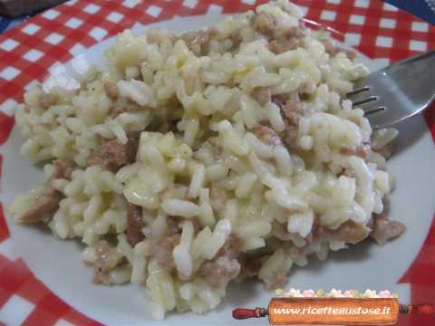 risotto salsiccia stracchino