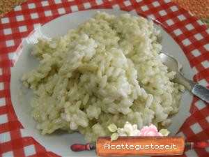 Risotto sedano e gorgonzola
