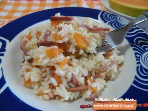 risotto speck papaya