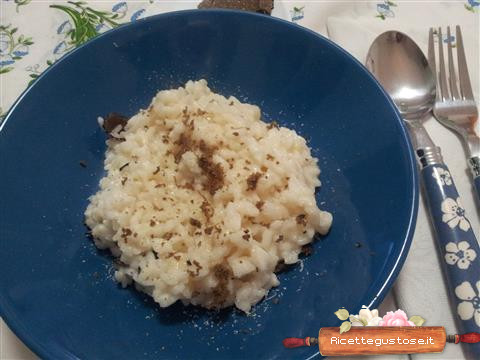 risotto spumante tartufo nero