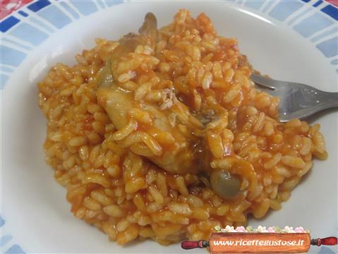 risotto sugo coniglio