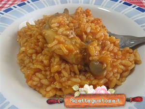 Risotto al sugo di coniglio