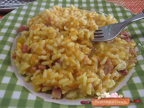 risotto zucca zafferano