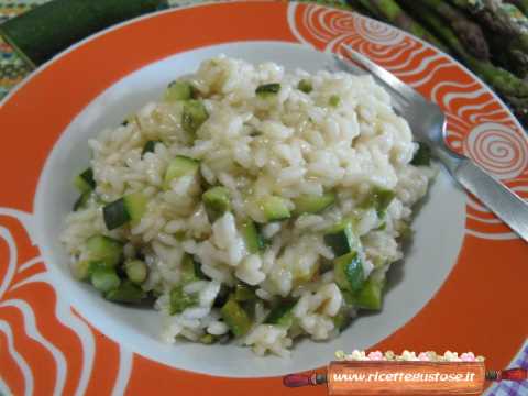 risotto zucchine asparagi valcasotto