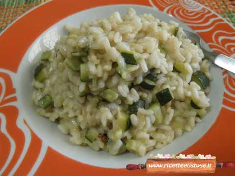 risotto zucchine gorgonzola