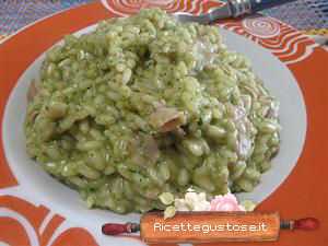 risotto zucchine prosciutto cotto