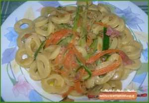 anellini freschi alle verdure ricetta