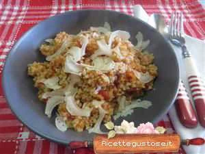 bulgur pomodoro e gorgonzola