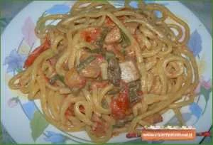 cordoni di frate asparagi e funghi ricetta