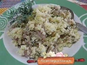cous cous asparagi e salsiccia ricetta