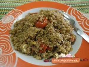 cous cous grano saraceno pesto e feta greca