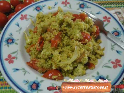 cous cous spinaci gorgonzola
