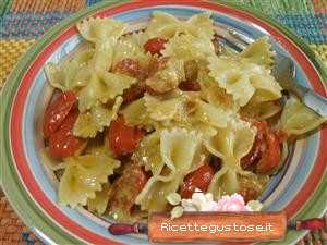 Farfalle al pesto di rucola selvatica