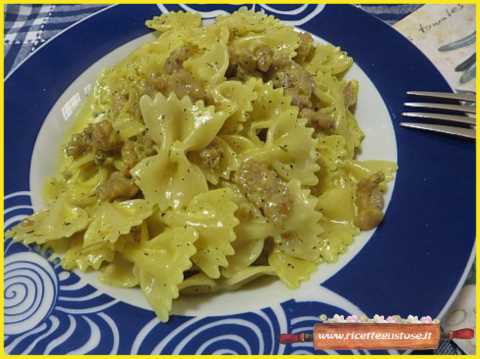 farfalle aromi zafferano