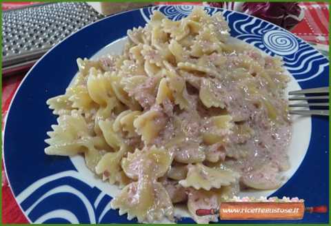 farfalle radicchio gorgonzola