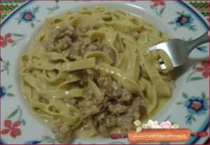 fettuccina faria di avena e patate rosse ricetta