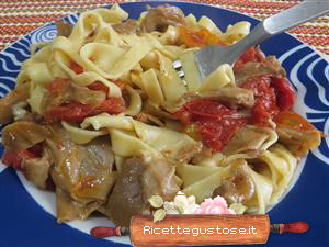 Fettuccine funghi e gorgonzola