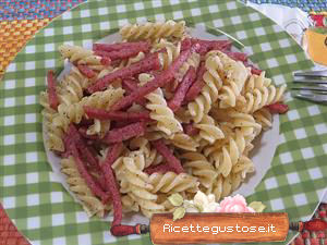 fusilli al salame