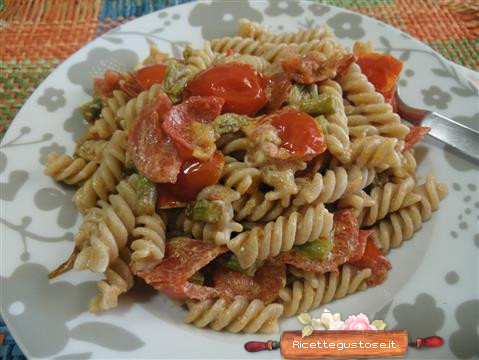 fusilli di farro agli asparagi