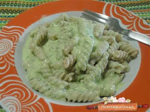 fusilli farro crema di zucchine