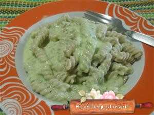 fusilli di farro crema di zucchine