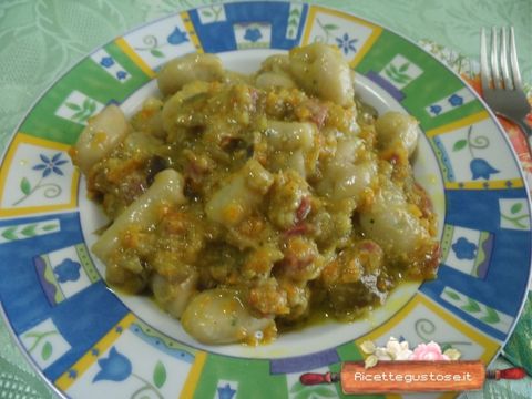 gnocchi di pane melanzane e fontina