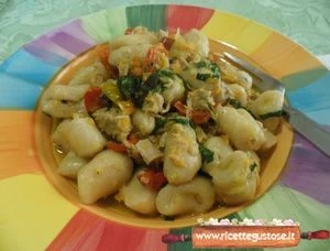 gnocchi di pane salame primitivo peperone corbaci