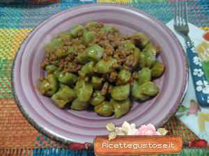 Gnocchi di ricotta alle cime di rapa e ragu