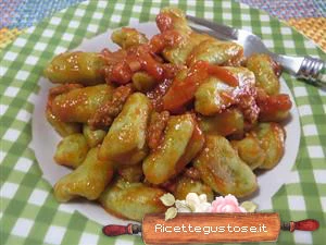 gocchi alla rucola ricetta