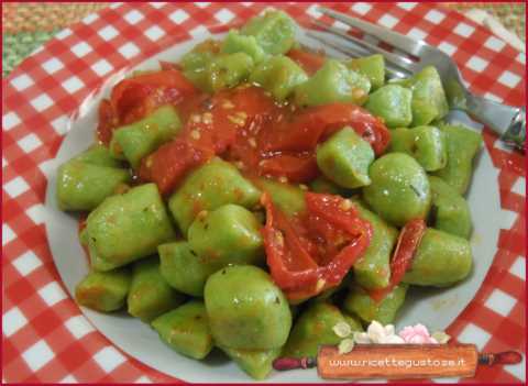 gnocchi di piselli senza glutine