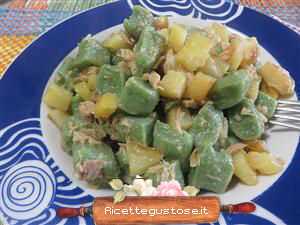 gnocchi di ricotta spinaci tonno e patate