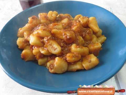 gnocchi tre gusti ragu oca