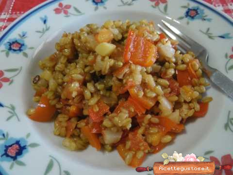 grano alle verdure