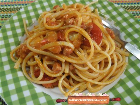linguine pomodori gorgonzola