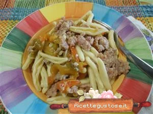 ricetta maccheroni al ferretto ai peperoni ricetta