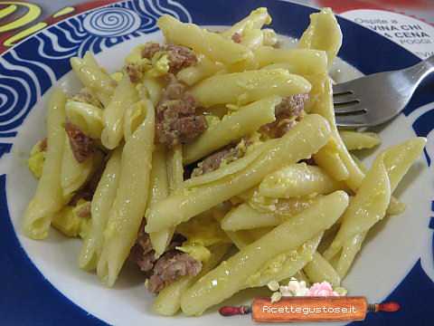 maccheroni al ferretto salsiccia zafferano