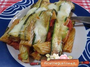maccheroni parmigiana di zucchine
