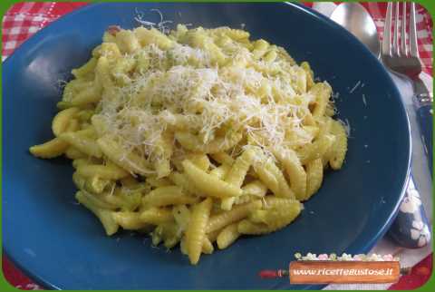 malloreddus zafferano fagiolotti verdi