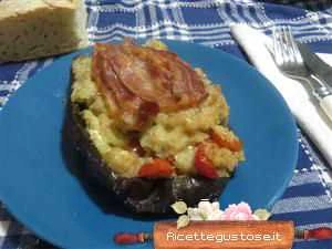 melanzane ripiene cous cous di farro