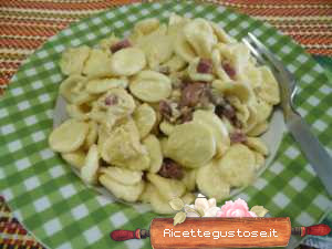 orecchiette alla carbonara