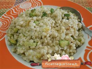 orzo perlato alle zucchine ricetta